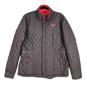 The North Face Women's Thermoball Snow Jacket Peplum Fit Quilted Insulated sz XL